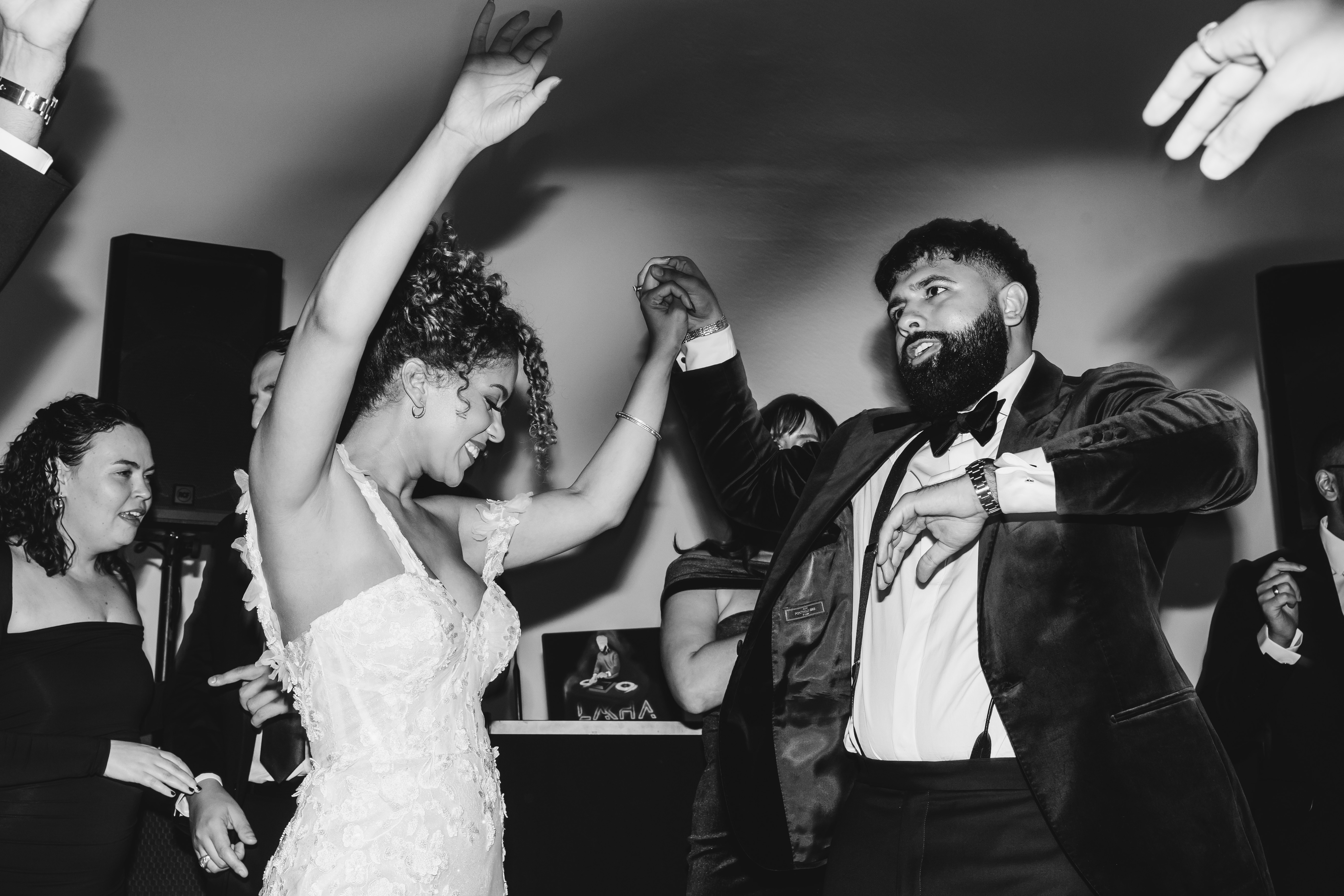 Professional DJ Lighting and Sound Setup for Houston Indian Wedding