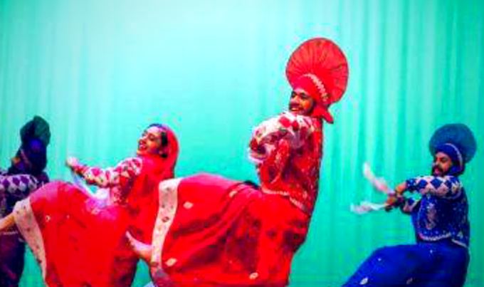 Bhangra dance troupe